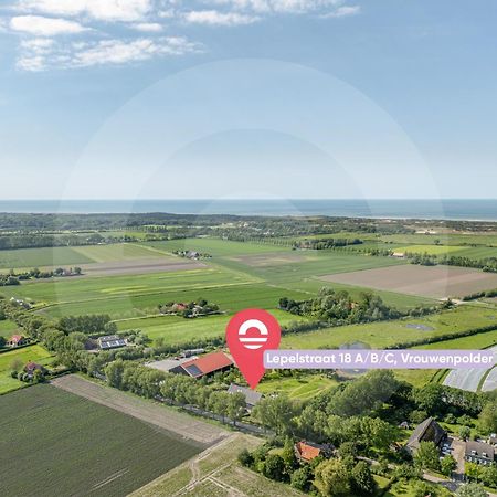 Vakantiehuis - Lepelstraat 18A: 't Blauwtje Vrouwenpolder Buitenkant foto